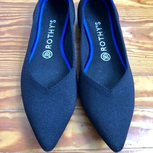 Rothy’s - The Point in Black, size 9